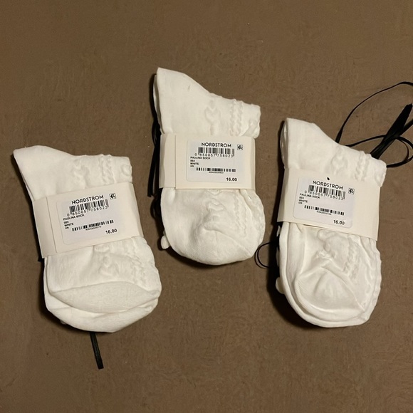 🆕 CASA CLARA Paulina Sock - White/Black - OS - 3 Pair - Picture 5 of 6